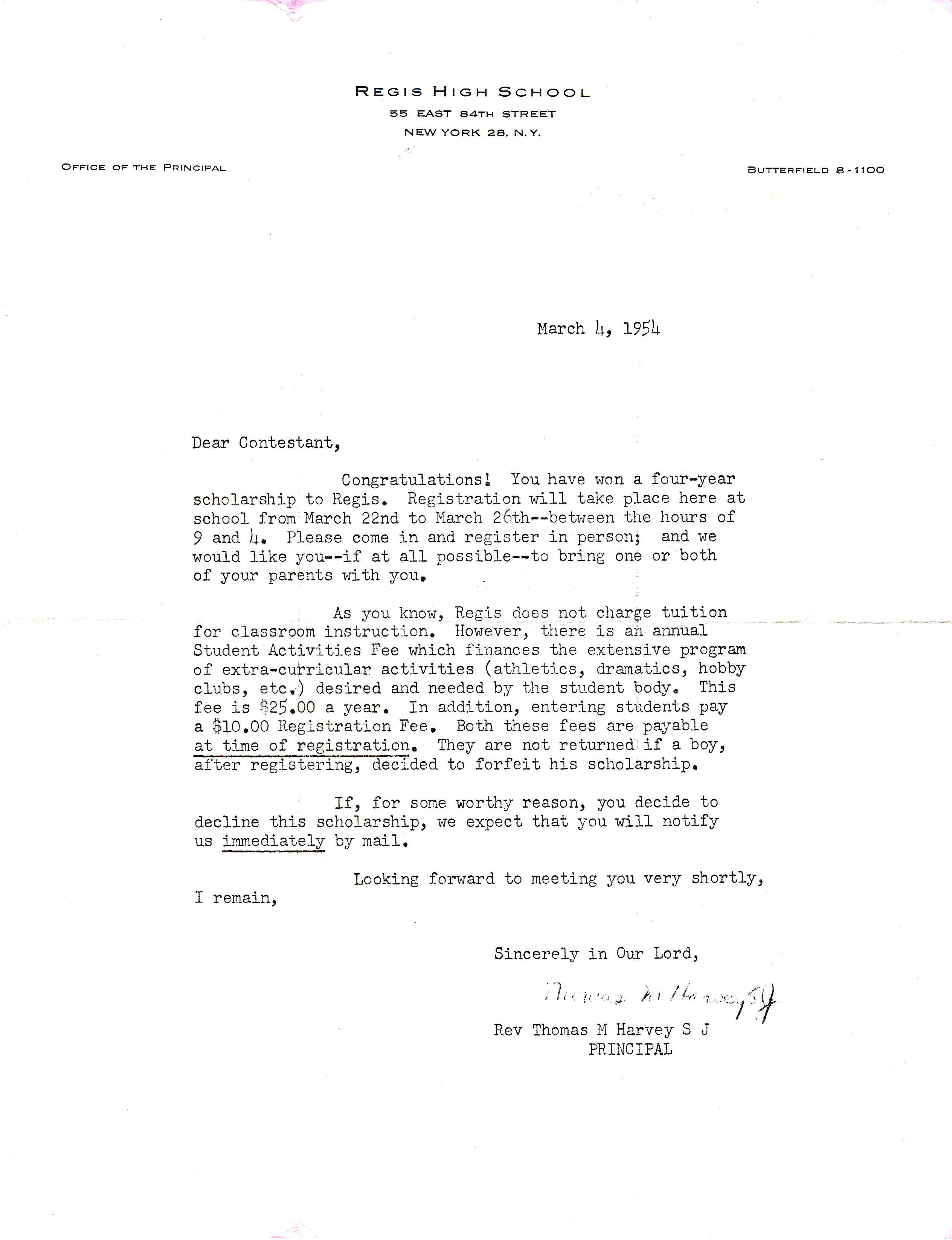 1954 Regis Scholarship RGV.tif